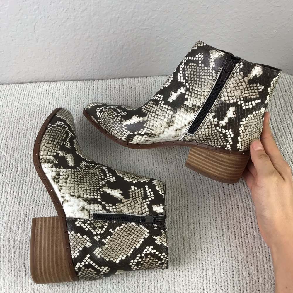 Bleecker & Bond Gwen Snakeskin Bootie - Picture 7 of 10